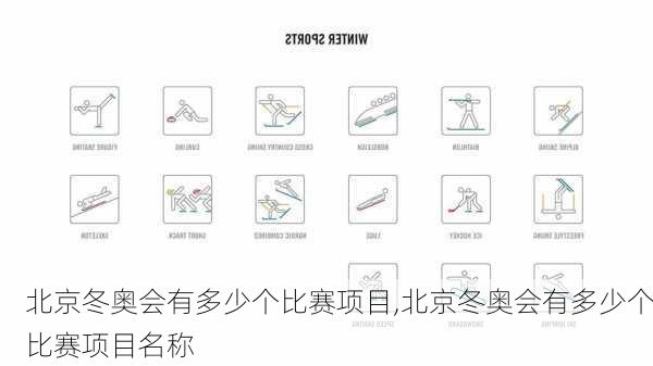 北京冬奥会有多少个比赛项目,北京冬奥会有多少个比赛项目名称