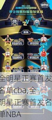 全明星正赛首发名单cba,全明星正赛首发名单NBA