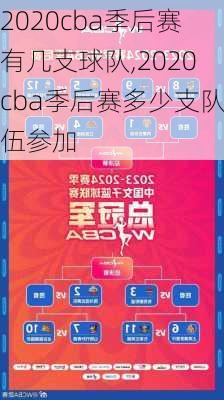 2020cba季后赛有几支球队,2020cba季后赛多少支队伍参加