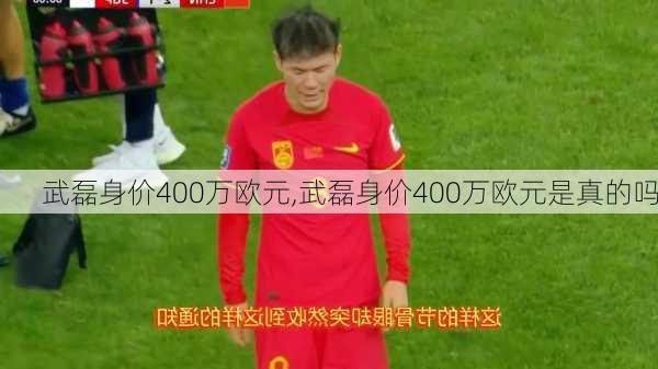 武磊身价400万欧元,武磊身价400万欧元是真的吗