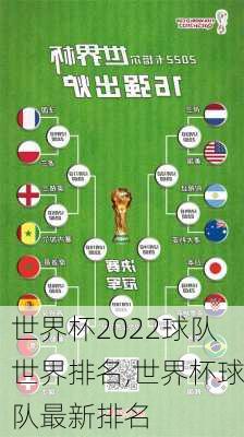 世界杯2022球队世界排名,世界杯球队最新排名