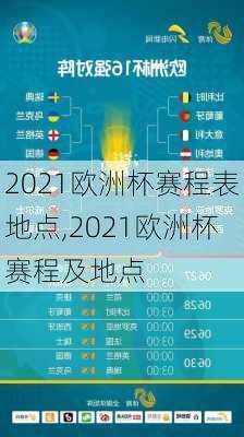 2021欧洲杯赛程表地点,2021欧洲杯赛程及地点