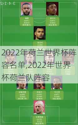 2022年荷兰世界杯阵容名单,2022年世界杯荷兰队阵容