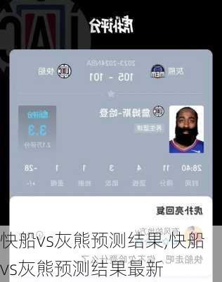 快船vs灰熊预测结果,快船vs灰熊预测结果最新