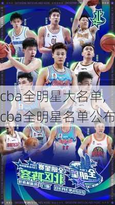 cba全明星大名单,cba全明星名单公布