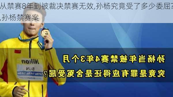 从禁赛8年到被裁决禁赛无效,孙杨究竟受了多少委屈?,孙杨禁赛案