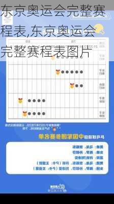 东京奥运会完整赛程表,东京奥运会完整赛程表图片