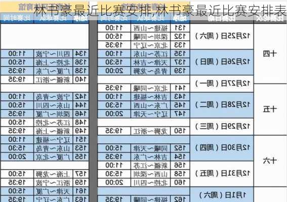 林书豪最近比赛安排,林书豪最近比赛安排表