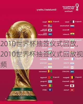 2010世界杯抽签仪式回放,2010世界杯抽签仪式回放视频