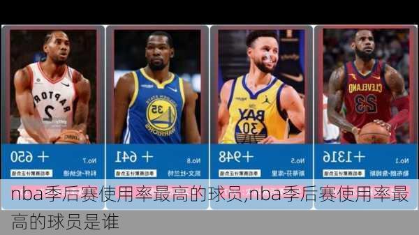 nba季后赛使用率最高的球员,nba季后赛使用率最高的球员是谁