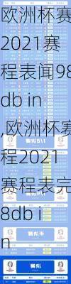 欧洲杯赛程2021赛程表闻98db in,欧洲杯赛程2021赛程表完98db in