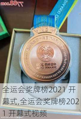 全运会奖牌榜2021 开幕式,全运会奖牌榜2021 开幕式视频