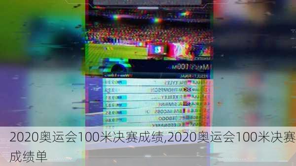 2020奥运会100米决赛成绩,2020奥运会100米决赛成绩单