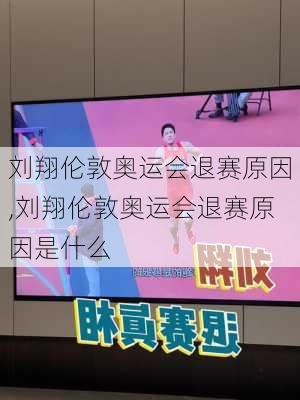 刘翔伦敦奥运会退赛原因,刘翔伦敦奥运会退赛原因是什么