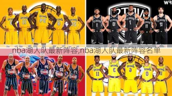 nba湖人队最新阵容,nba湖人队最新阵容名单