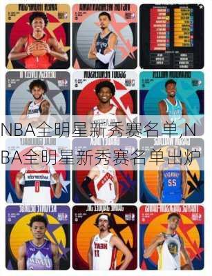 NBA全明星新秀赛名单,NBA全明星新秀赛名单出炉